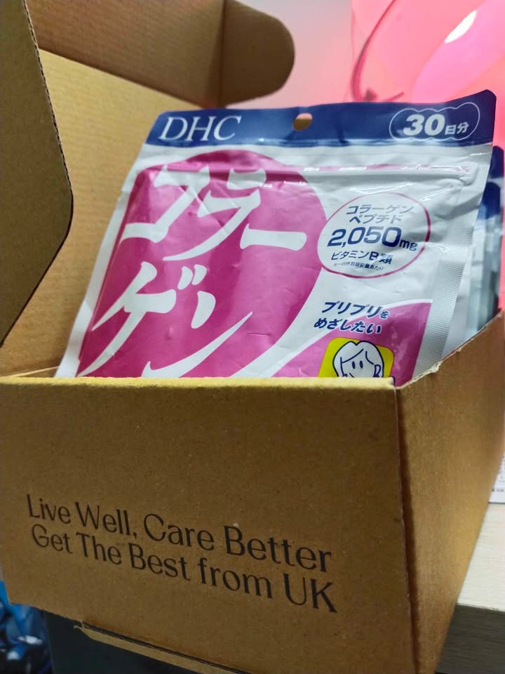 DHC Marine Collagen for glowing skin, strong hair, and healthy joints.